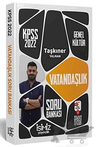 2022 KPSS Genel Kültür Vatandaşlık Soru Bankası – Taşkıner Yalman – İSEM Yayıncılık kitap kapağı