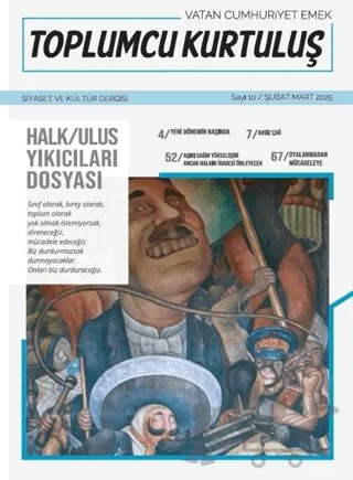 Toplumcu Kurtuluş Sayı: 10 – Uluçınar Yayınları kitap kapağı