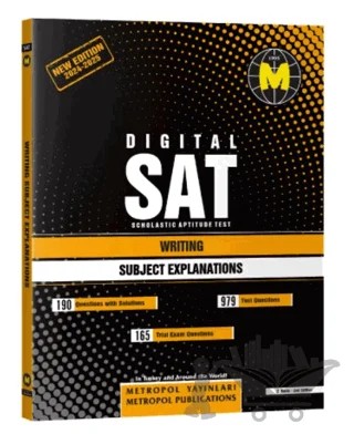 Digital SAT - Writing Subject Explanations – Kolektif – Metropol Yayınları kitap kapağı