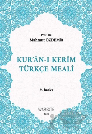 Kur’an-ı Kerim Türkçe Meali – Mahmut Özdemir – Yüzleşme Yayınları kitap kapağı