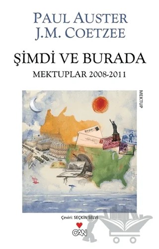 Şimdi ve Burada – J. M. Coetzee, Paul Auster – Can Yayınları kitap kapağı