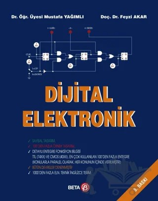 Dijital Elektronik – Mustafa Yağımlı, Fevzi Akar – Beta Yayınevi kitap kapağı