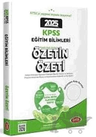 2025 MEB-AGS Eğitim Bilimleri Özetin Özeti Tek Kitap – Kolektif – Data Yayınları kitap kapağı