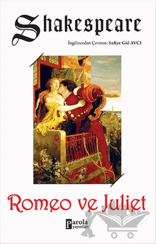 Romeo ve Juliet – William Shakespeare – Parola Yayınları kitap kapağı