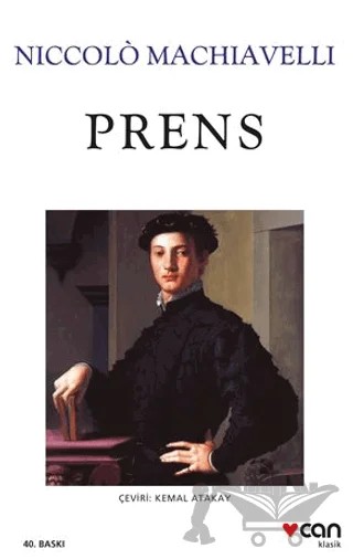 Prens – Niccolo Machiavelli – Can Yayınları kitap kapağı