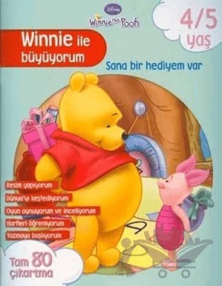 Winnie ile Büyüyorum - Sana Bir Hediyem Var – Kolektif – Doğan Egmont Yayıncılık kitap kapağı