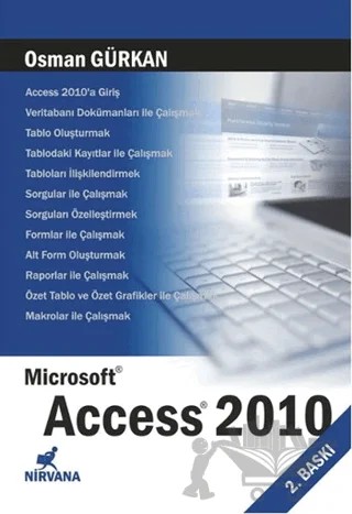 Microsoft Access 2010 – Osman Gürkan – Nirvana Yayınları kitap kapağı