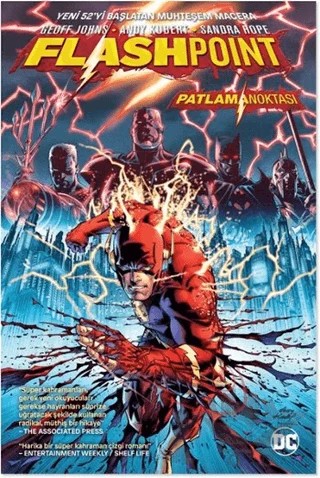 Flashpoint Patlama Noktası – Geoff Johns – Arka Bahçe Yayıncılık kitap kapağı