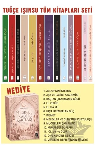 Tuğçe Işınsu Tüm Kitapları Seti (Tılsımlı Kader Kartları Hediyeli) – Tuğçe Işınsu – Feniks Yayınları kitap kapağı