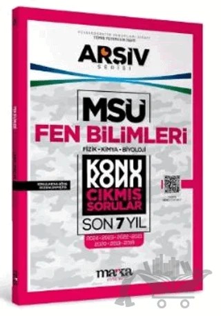 MSÜ Fen Bilimleri Konu Konu Çıkmış Sorular Son 7 Yıl – Kollektif – Marka Yayınları kitap kapağı