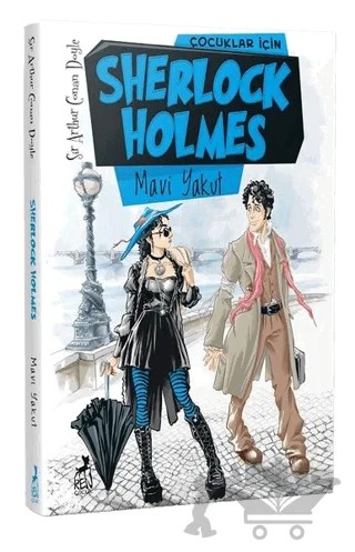 Çocuklar İçin Sherlock Holmes - Mavi Yakut – Sir Arthur Conan Doyle – Ren Çocuk kitap kapağı