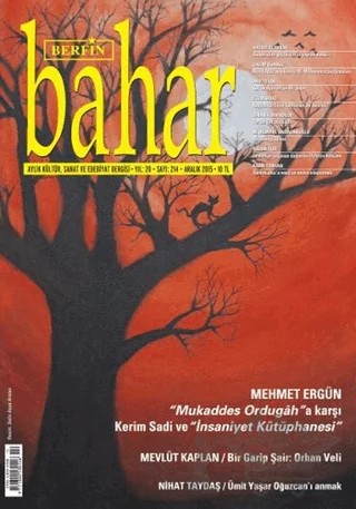 Berfin Bahar Aylık Kültür Sanat ve Edebiyat Dergisi Sayı: 214 Aralık 2015 – Berfin Bahar Dergisi kitap kapağı