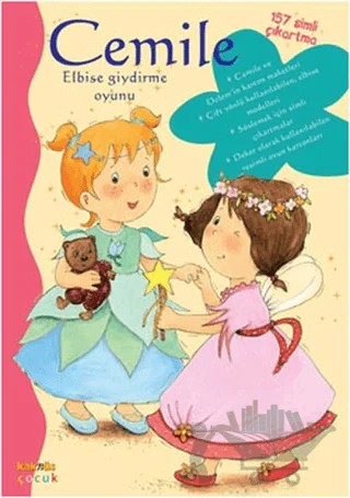 Cemile Elbise Giydirme Oyunu – Aline de Petingy – Kaknüs Yayınları kitap kapağı