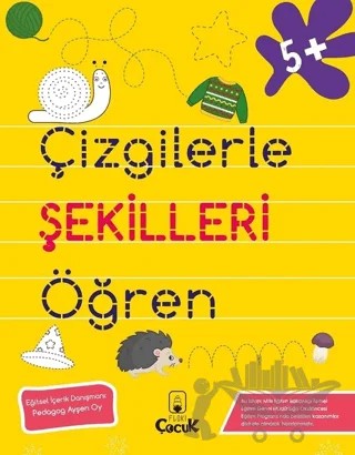 Çizgilerle Şekilleri Öğren – Kolektif – Floki Çocuk kitap kapağı