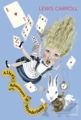 Alice's Adventures in Wonderland – Lewis Carroll – Vintage kitap kapağı