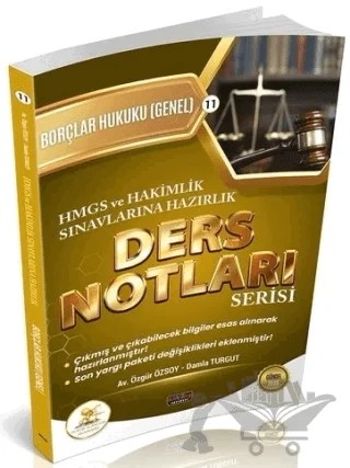 2026 HMGS Hakimlik HUKAL Borçlar Hukuku Genel Hükümler Ders Notları – Özgür Özsoy, Damla Turgut – Savaş Yayınevi kitap kapağı