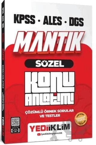 2025 KPSS - ALES - DGS Sözel Mantık Konu Anlatımı – Kolektif – Yediiklim Yayınları kitap kapağı