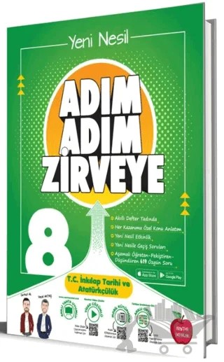 8. Sınıf Adım Adım Zirveye T.C. İnkılap Tarihi ve Atatürkçülük Soru Bankası – Serhat Al, Veysi Aktaş – Newton Yayınları kitap kapağı