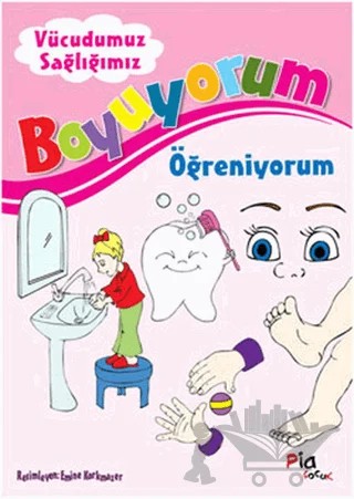 Boyuyorum Öğreniyorum - Vücudumuz Sağlığımız – Aziz Sivaslıoğlu – Pia Çocuk Yayınları kitap kapağı