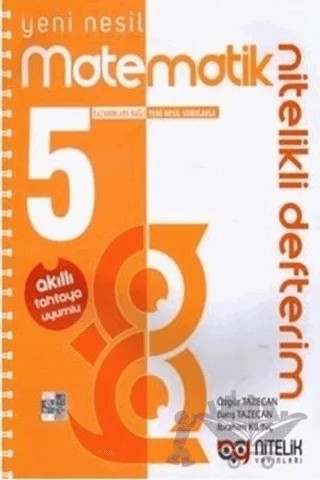 5. Sınıf Matematik Nitelikli Defterim – Kolektif – Nitelik Yayınları - Bayilik kitap kapağı