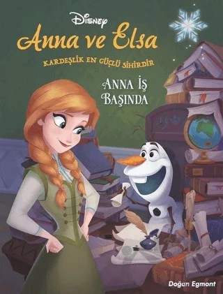 Anna İş Başında - Disney Karlar Ülkesi Anna ve Elsa – Darren Shan – Doğan Egmont Yayıncılık kitap kapağı