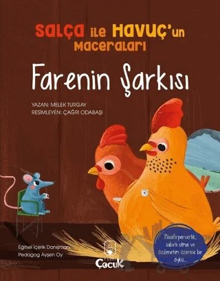 Farenin Şarkısı - Salça ile Havuç’un Maceraları – Melek Turgay – Floki Çocuk kitap kapağı