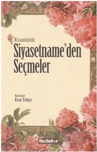 Siyasetname'den Seçmeler – Nizamülmülk – Hasbahçe kitap kapağı