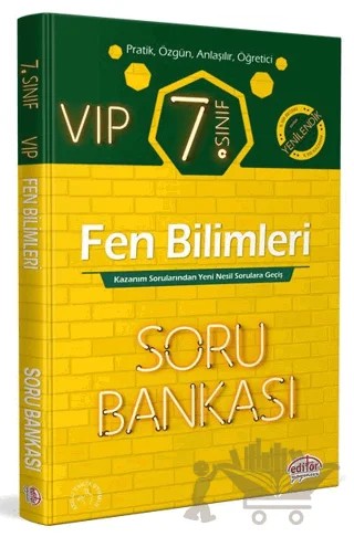 7. Sınıf VIP Fen Bilimleri Soru Bankası – Kolektif – Editör Yayınevi kitap kapağı