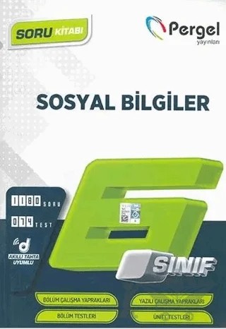 6. Sınıf 2022 Sosyal Bilgiler Soru Bankası Kitap – Kolektif – Pergel Yayınları kitap kapağı