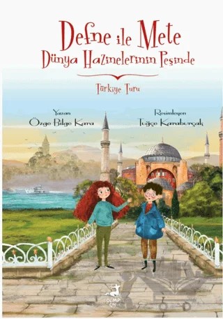 Defne ile Mete Dünya Hazinelerinin Peşinde – Özge Bilge Kara – Olimpos Çocuk kitap kapağı