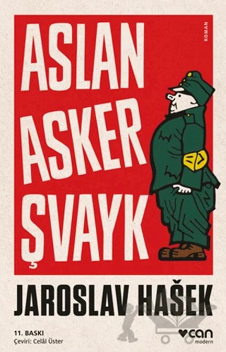 Aslan Asker Şvayk – Jaroslav Haşek – Can Yayınları kitap kapağı