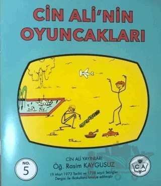 Cin Ali'nin Oyuncakları – Rasim Kaygusuz – Cin Ali Yayınları kitap kapağı