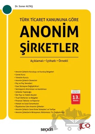 Anonim Şirketler – Soner Altaş – Seçkin Yayıncılık kitap kapağı