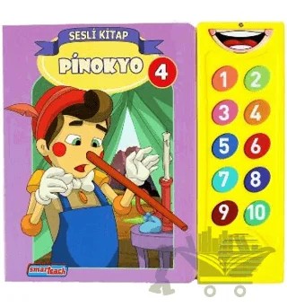 Pinokyo - Sesli Kitap 4 – Carlo Collodi – Smarteach kitap kapağı