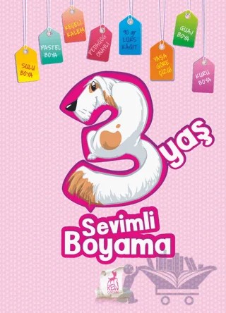 Sevimli Boyama 3 Yaş – Kolektif – Ren Çocuk kitap kapağı