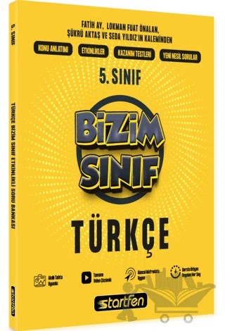5. Sınıf Türkçe Bizim Sınıf – Kolektif – Startfen Yayınları kitap kapağı