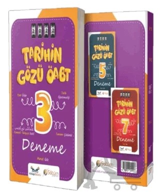 Tarihin Gözü ÖABT Tarih Öğretmenliği 3’lü Deneme – Murat Göz – Satürn Yayınları kitap kapağı