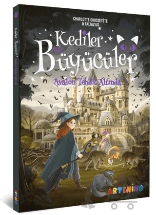 Kediler ve Büyücüler: Avalon Tehdit Altında – Catherine Kalengula, Faltazius – Artenino Yayıncılık kitap kapağı