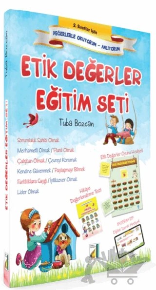 2. Sınıflar İçin Etik Değerler Eğitim Seti (10 Kitap Takım) – Tuba Bozcan – Damla Yayınevi kitap kapağı