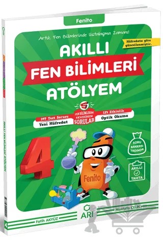 4. Sınıf Akıllı Fen Bilimleri Atölyem 2020 – Kolektif – Arı Yayıncılık kitap kapağı