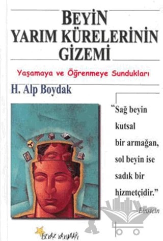 Beyin Yarım Kürelerinin Gizemi Yaşamaya ve Öğrenmeye Sundukları – H. Alp Boydak – Beyaz Yayınları kitap kapağı