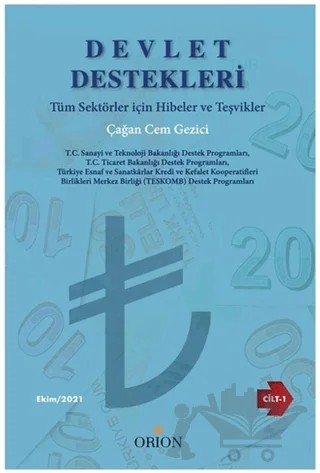 Devlet Destekleri Cilt-1 – Çağan Cem Gezici – Orion Kitabevi kitap kapağı