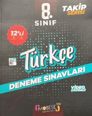 8. Sınıf 12'li Türkçe Takip Serisi Branş Denemeleri – Kolektif – Mobese 360 Yayınları kitap kapağı