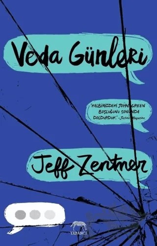 Veda Günleri – Jeff Zentner – Yabancı Yayınları kitap kapağı