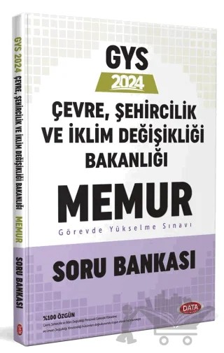 Çevre, Şehircilik ve İklim Değişikliği Bakanlığı Memur GYS Soru Bankası - Karekod Çözümlü – Kolektif – Data Yayınları kitap kapağı