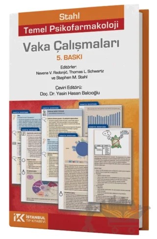 Stahl Temel Psikofarmakoloji Vaka Çalışmaları 5 – Nevena V. Radonjic, Thomas L. Schwartz, Stephen M. Stahl – İstanbul Tıp Kitabevi kitap kapağı