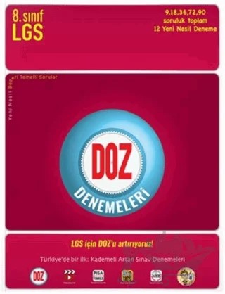 8. Sınıf LGS Doz Denemeleri – Kolektif – Tonguç Akademi kitap kapağı
