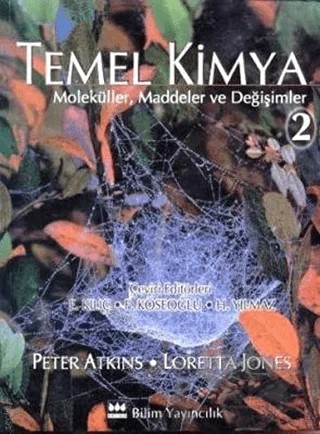 Temel Kimya 2 Moleküller – Peter Atkins, Loretta Jones – Bilim Yayınevi kitap kapağı