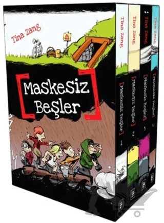 Maskesiz Beşler Serisi - 4 Kitap – Tina Zang – Parodi Yayınları kitap kapağı