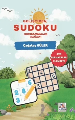 Geliştiren Sudoku - ( Zor Bulmacalar – 4. Düzey ) – Çağatay Güler – Berksan Yayıncılık kitap kapağı